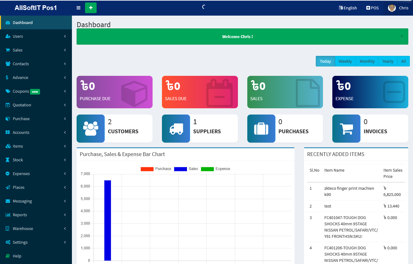 Point of Sale (A2Z POS)